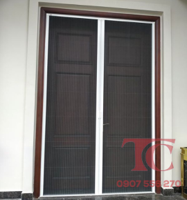 Cửa xếp lưới chống muỗi giá rẻ