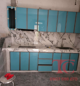 Tủ nhôm kính 015