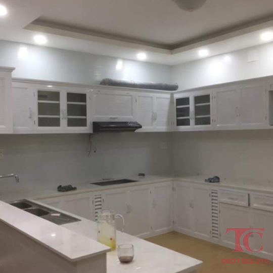 Tủ nhôm trắng cao cấp